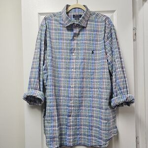 Mens Polo Ralph Lauren Button down shirt sport shirt